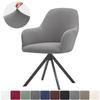 1/2pcs Jacquard High Arm Chair Covers Solid Color Dining Chair Slipcovers Stretch Office Rocker Seat Case for Hotel Coffee Home