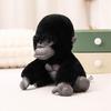 Simulation Gorilla Plush Toy Zoo Doll Doll Gift Child Throw Pillow Birthday Gift
