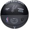 Wilson NBA-Spielerikone Victor Wembanyama Outdoor-Ball, Unisex, schwarz, Basketball