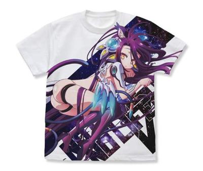 Cospa No Game No Life Shuvi Nekomimi Full Graphic WHITE XL Size Ver. T-shirt