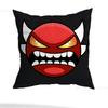 Game G-Geometry D-Dash-s Pillow Case Anti-dustmite Pillowcase Invisible Zipper Silky Short Plush Sofa Cushion Cover