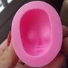 DIY Silikon Mold Girl Face Baking Tool Kake Fondant Dekorere Mold Sugarcraft