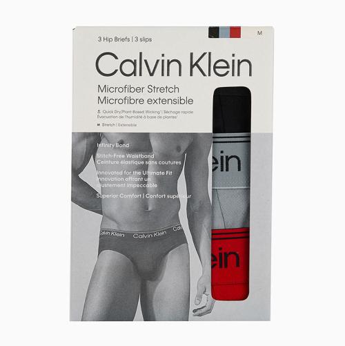 [CK] Herren 3er-Pack Hipster mit Mikro-Stretch NB44080AJ [Versand aus Korea] 100% Original