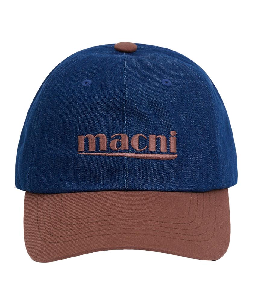 Makeuni Signature Logo Mix Ball Cap_Blue Denim