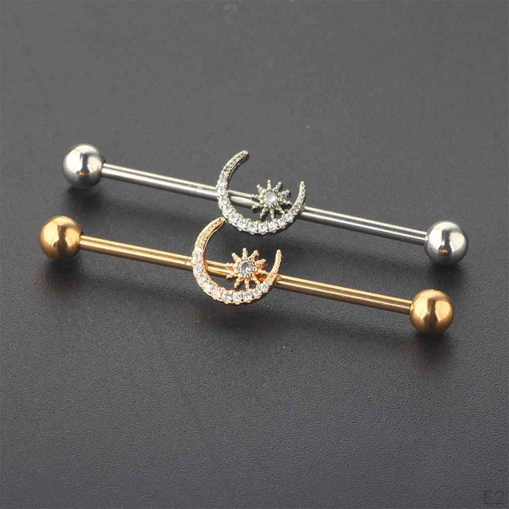 Elegant Stainless Steel Barbell Jewelry for Special Occasions