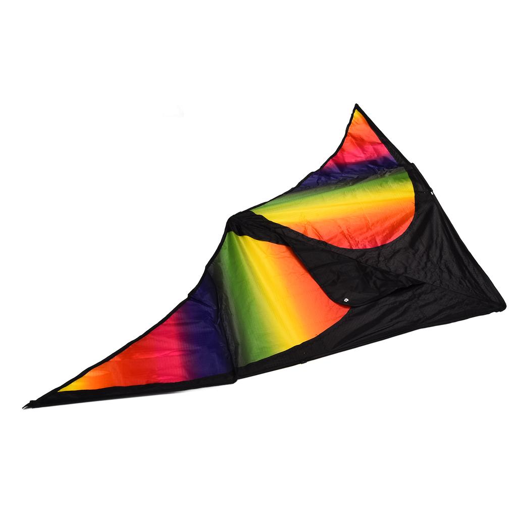 Triangle Kite with Line Board Outdoor Fun Game Sports Activities Long Tail Flying Toys