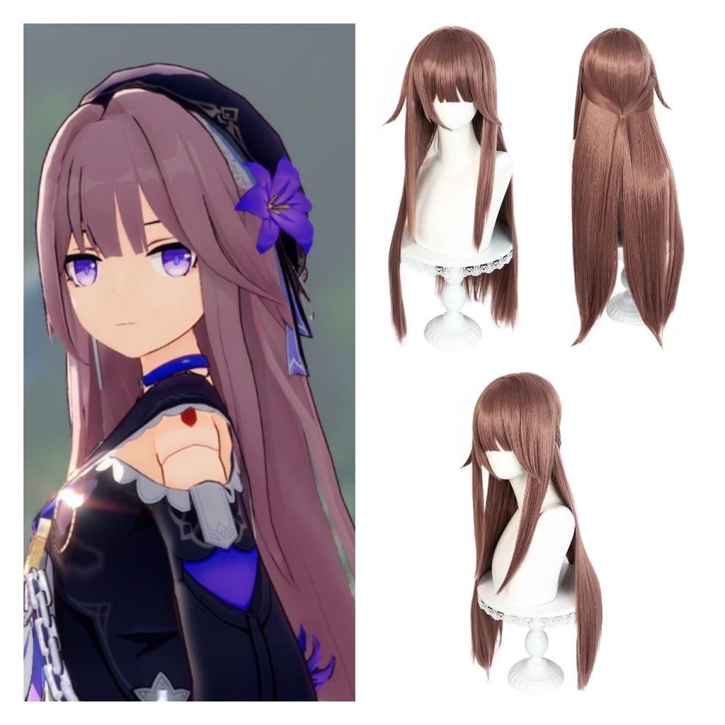 Honkai Star Rail Herta Cosplay Wig With Natural Scalp Appearance And Ombre Gradient