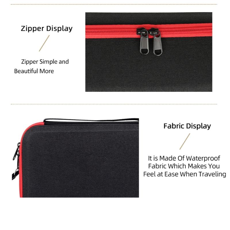 Protective Travel Case for Drones Fly More Combo, Waterproof PU Storage with Portable