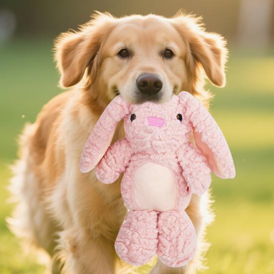 Dog Plush Toy Squeaky Dog Chew Toy Soft Octopus Sloth Chick Rabbit Stuffed Animal