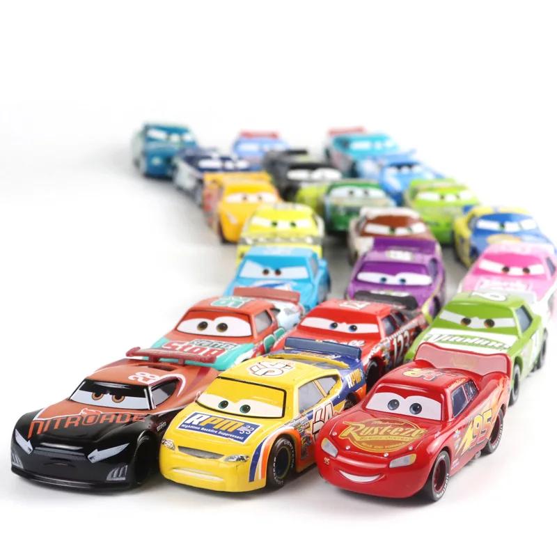 All Style Pixar Cars Metal Diecast Cars Model Lightning Mcqueen Alloy Car Number 4.19.28.36.51 101 Racing Series Toy