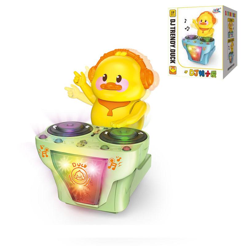 Elektronisches DJ-Licht, Musik, tanzendes Schweinchen-Spielzeug, Musikspielzeug, süßes Swing-Tanz-Schweinchen-Spielzeug mit Musik, LED-Lichtern, Musikspielzeug für Kinder