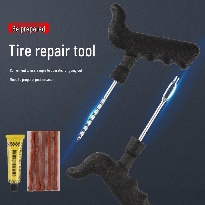 6pc Motorcycle & Car Tire Repair Tool Set