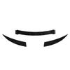 3PCS Car Rear Spoiler Wing Bright Black 120cm Low Noise Lightweight Shockproof Universal for Vehicle