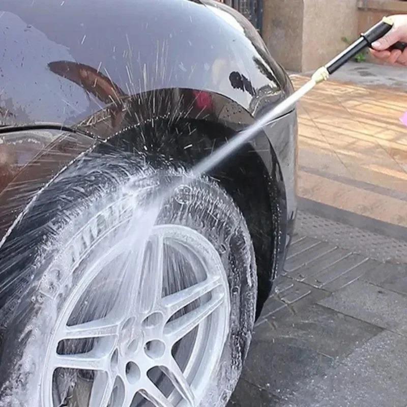 Portable High-pressure Water Gun Adjustable Cleaning Car Wash Machine Garden Watering Hose Nozzle Sprinkler Foam Water