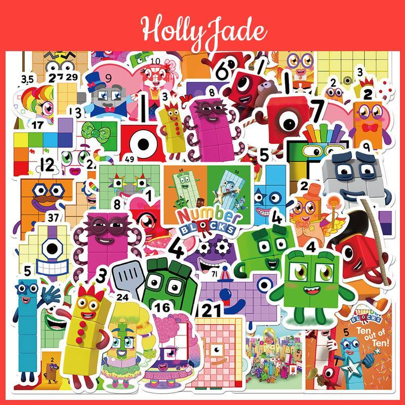 50pcs Adhesive Waterproof Reusable Stickers Decorate Cases More!