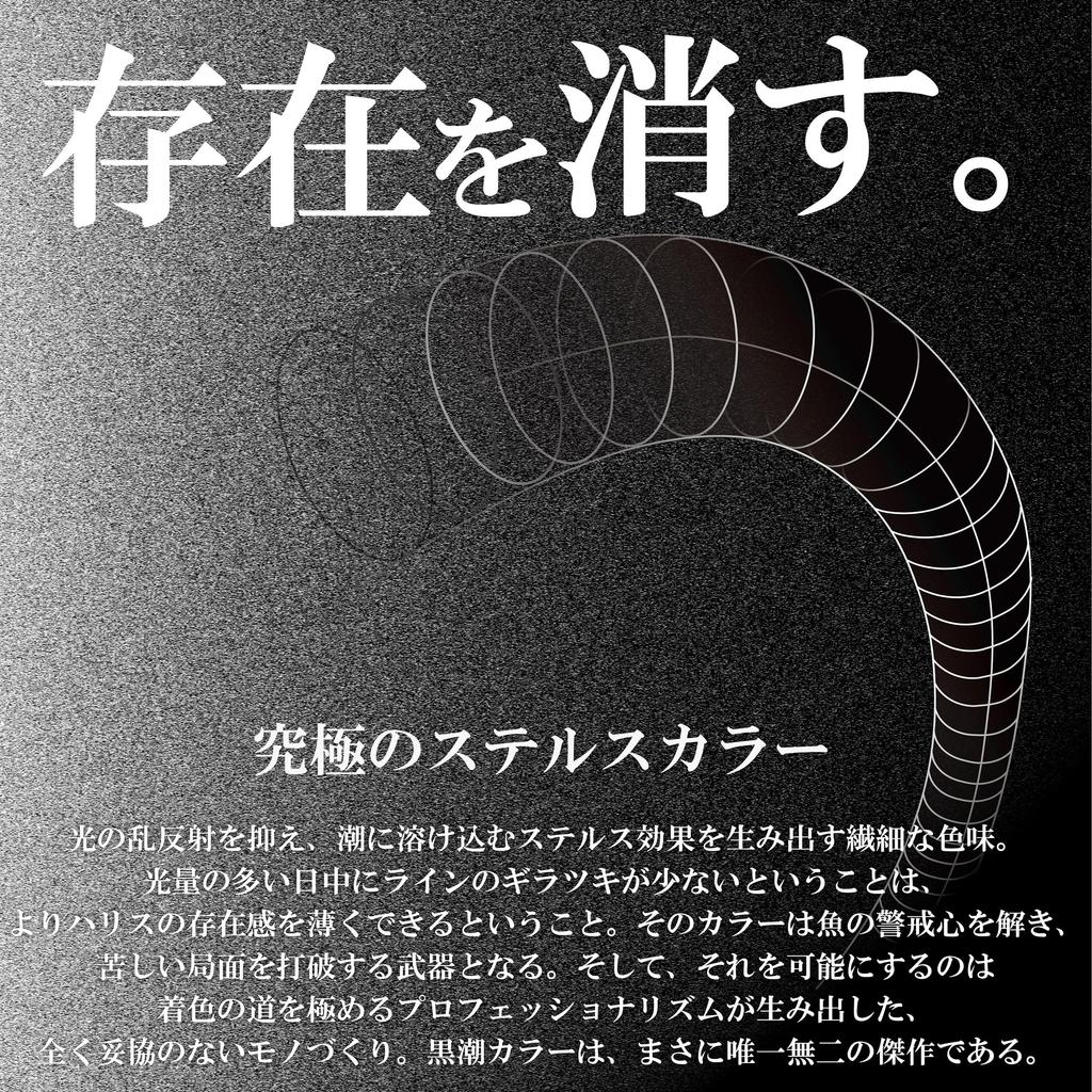 SUNLINE Tornado Black Stream Kiwami Fluorocarbon Line 50m Blacky #2