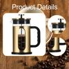1000ml French Maker for Coffee, Kitchen, Camping, Home Or Office
