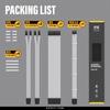 PCIe 12VHPWR Power Supply Dedicated PSU Cable Extension Sleeve Cable 16AWG High Performance Copper Core PSU Extension Cable Pin Pin Pin Extension