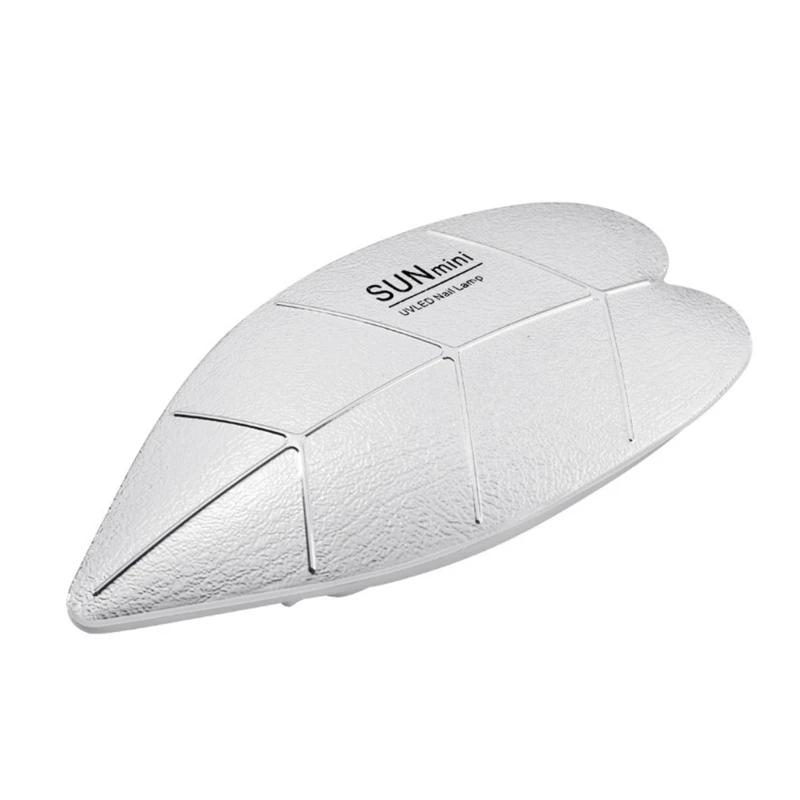 

Leaf LED UV Lamp 6W Resin Curing Light,Jewelry Casting Gel Polish Curing Lamp,2 Timers,USB Dropshipping серебряный