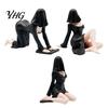 Hand Painted Car Decoration Halloween Faceless Ghost Girl Figurines, Spooky Lady Dashboard Cute Gift Ornament, Gothic Desktop Statue Decor for