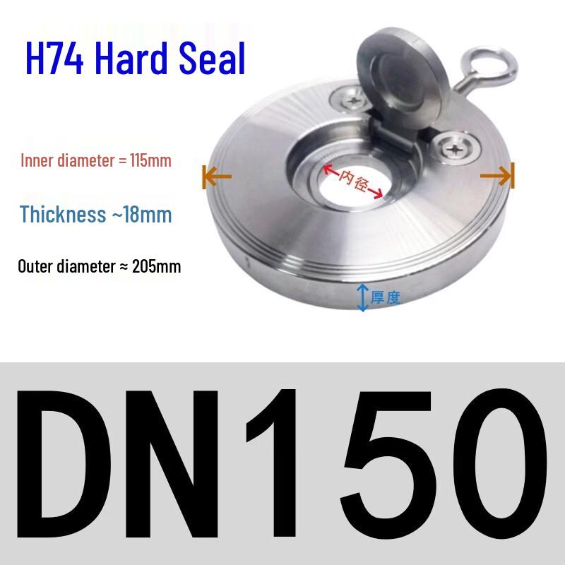 Rongyu 304 Stainless Steel Wafer Check Valve