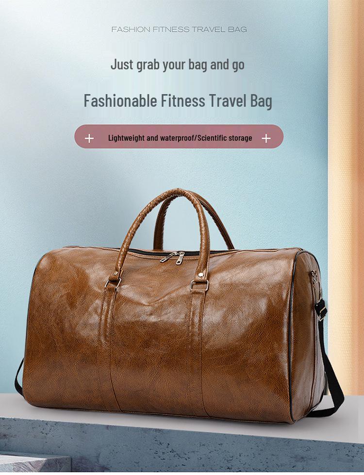 Men's Large Capacity Business & Travel Handbag - Short Trip Crossbody & Gym Bag