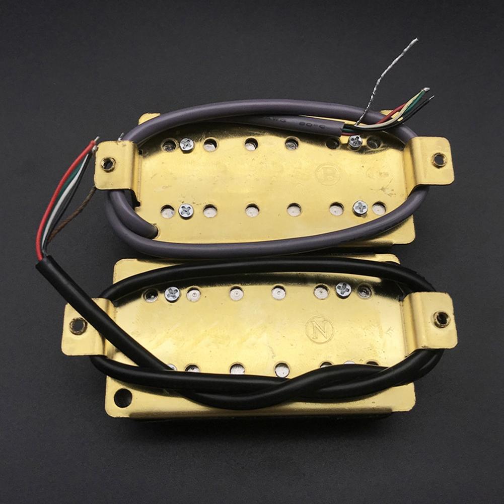 Doze Humbucker Dublu Bobină pentru Chitară Electrică Gât și Punte Culoare Zebră