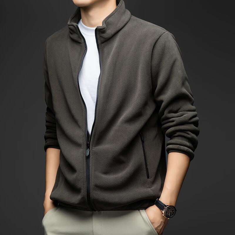 

Firstview Men s Winter Fleece Lined Cardigan Jacket FV25D1873 2XL