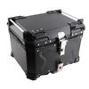 Universal Black 45L Motorcycle Adventure Aluminum Top Case Tail Box Luggage
