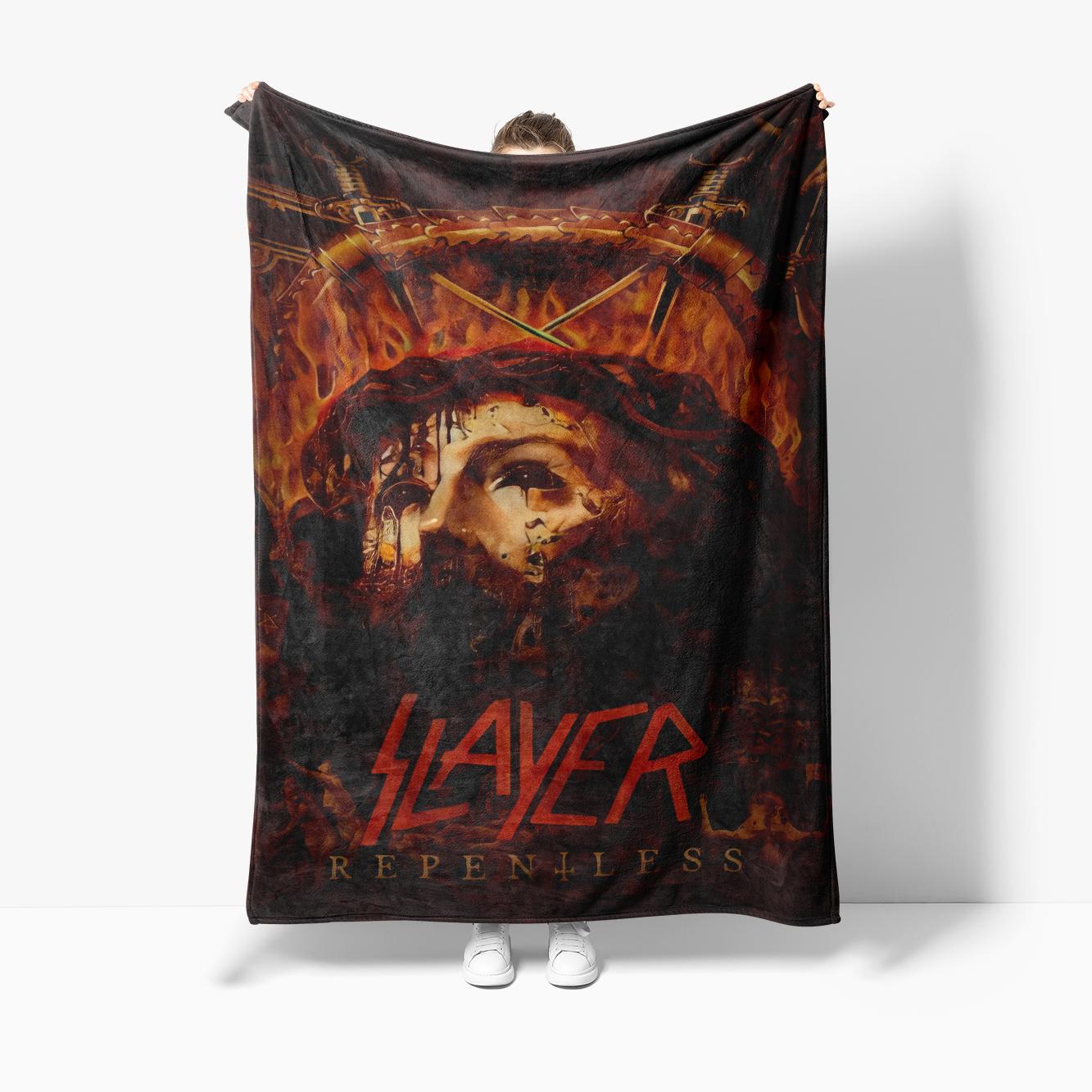 

S-l-ayers Хэви-метал группа Мягкий плюшевый плед, Фланелевый плед для гостиной, спальни, кровати, дивана, для пикника, теплый детский 30x40in