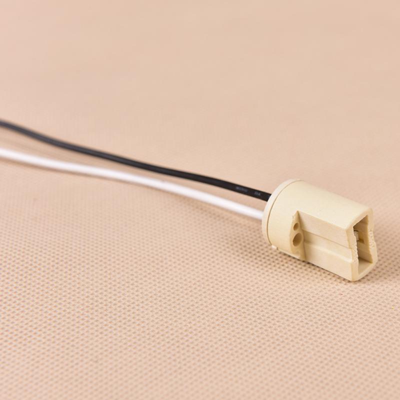 1Pc G9 Sokkel Kabel Keramisk Connector Led Halogen Lys Lampe Pære Holder Base