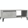 Coffee Table Concrete Grey 90 x 50 x 36.5 cm Particleboard