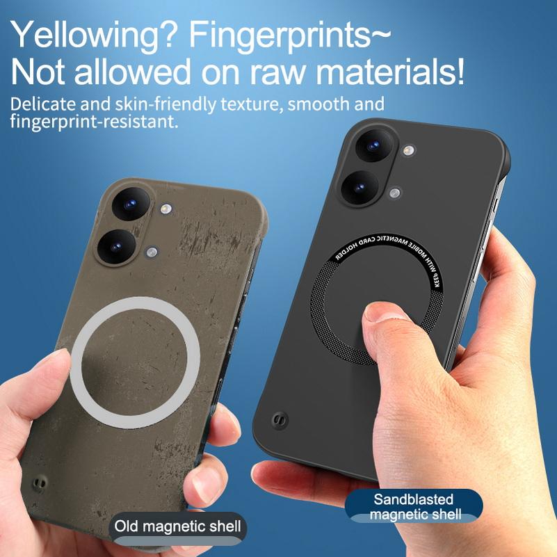 Custodia per POCO X8 Pro Max Custodia Rigida in PC Senza Cornice Magnetica per Telefono per Redmi Turbo Max Cover Sottile Antiurto Opaca