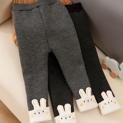 Baby Pants Girls Thicken Leggings Kids Warm Pants Cartoon Children's Clothing Fashion Trousers Autumn Winter