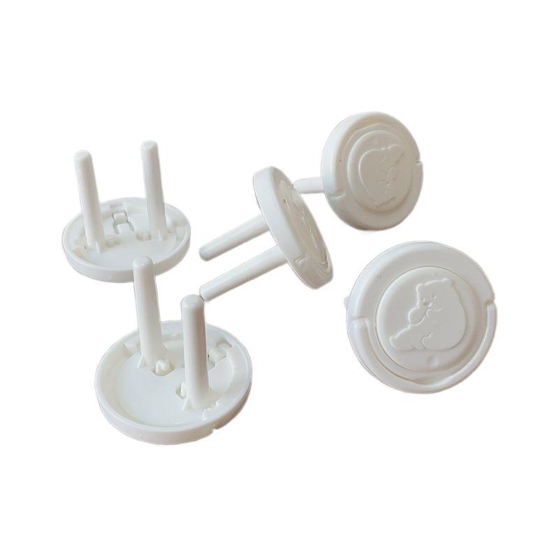 [Euronorm]10/20Pcs Socket protective cover Pull ring Power Protector Baby Safety Electric Plug Socket Cover for Baby Kid Plastic