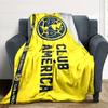 Club América Print Flannel Blanket High Quality Warm Comfortable Cover for All Seasons Perfect for Gifts Home Decor