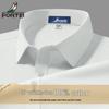 Futing Herren Leinen Tencel Mischung Langarm Business Casual Hemd