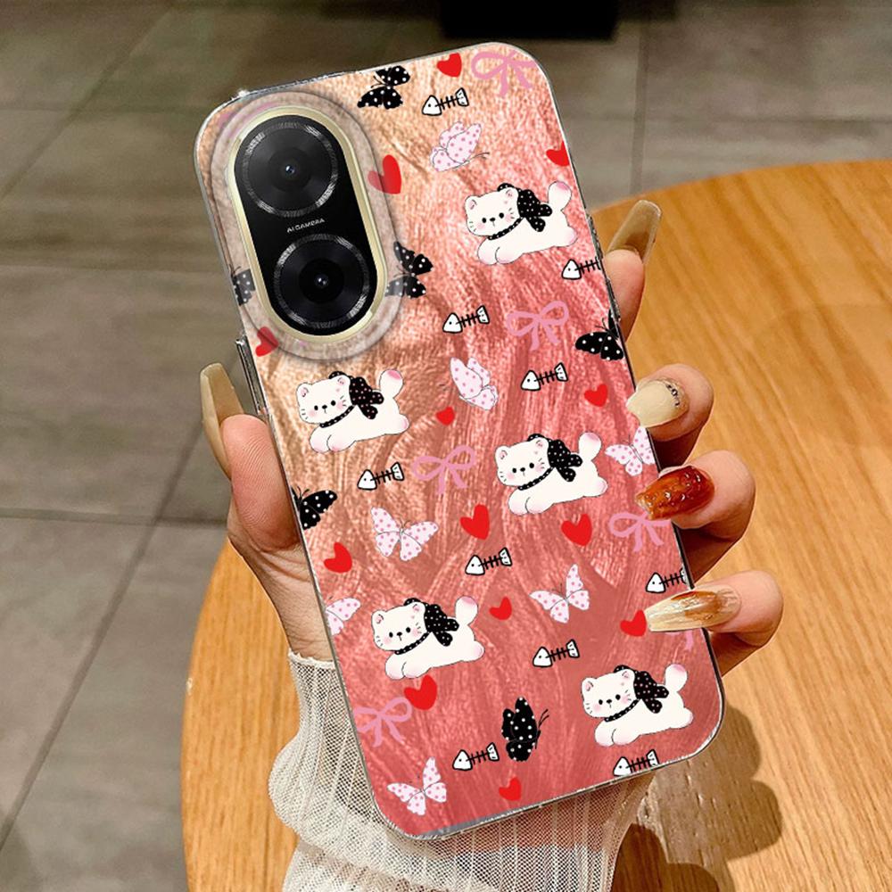 Couple Colorful Butterfly Gradient For Xiaomi Redmi A5 A4 A3 A3X A3 Pro 13C 14C Poco X7 Pro Phone Cases Cover Silicone Bumper Hard PC Back Cover