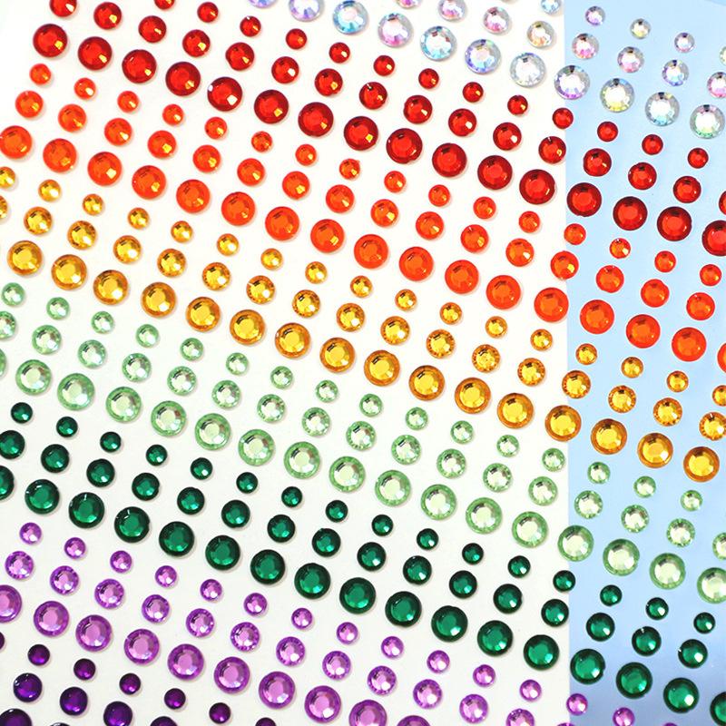 Göz Yüz Vücut Elmas Dövme Çıkartmaları Renkli Simli Rhinestone İnci Çıkartma Parti Makyajı İçin Yüz Dekalı Mücevher Aksesuarı