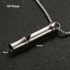 Titanium High Volume Whistle Portable Camping Whistle Safety Survival Whistle  Outdoor Tool