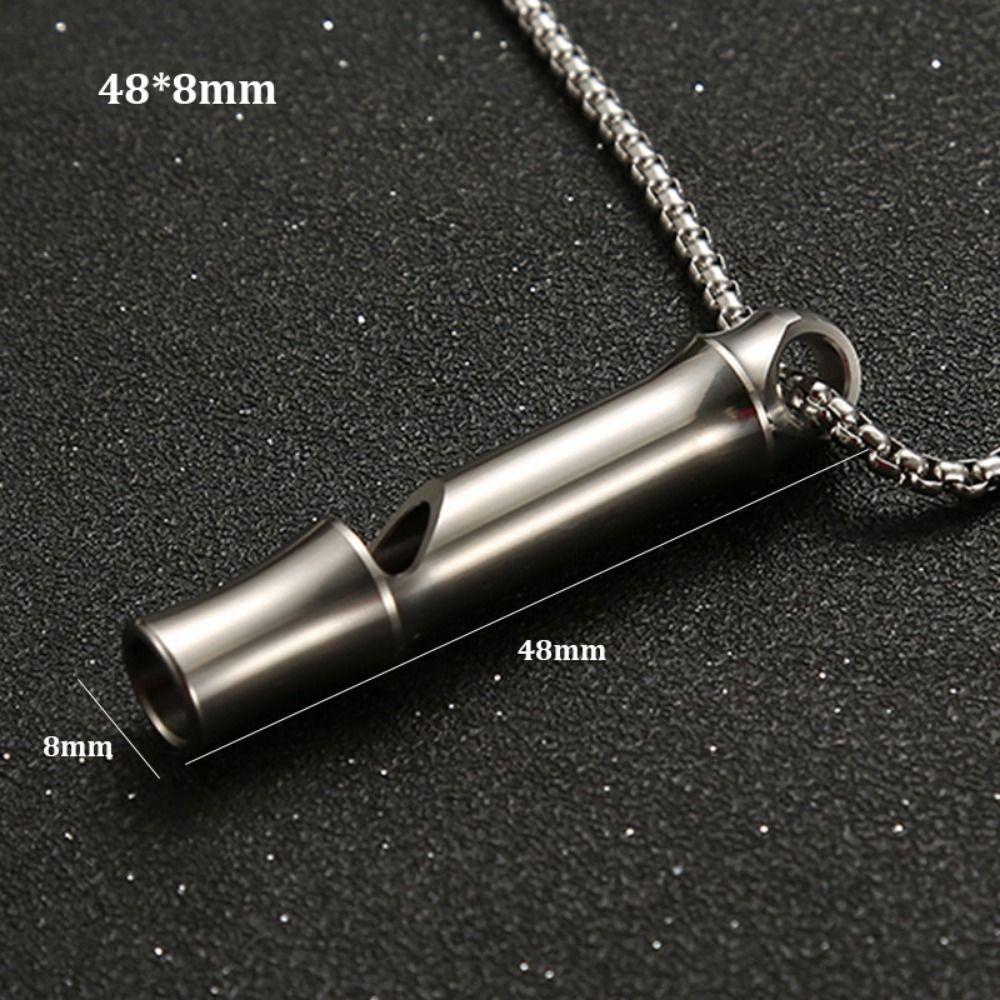 Titanium High Volume Whistle Portable Camping Whistle Safety Survival Whistle Outdoor Tool