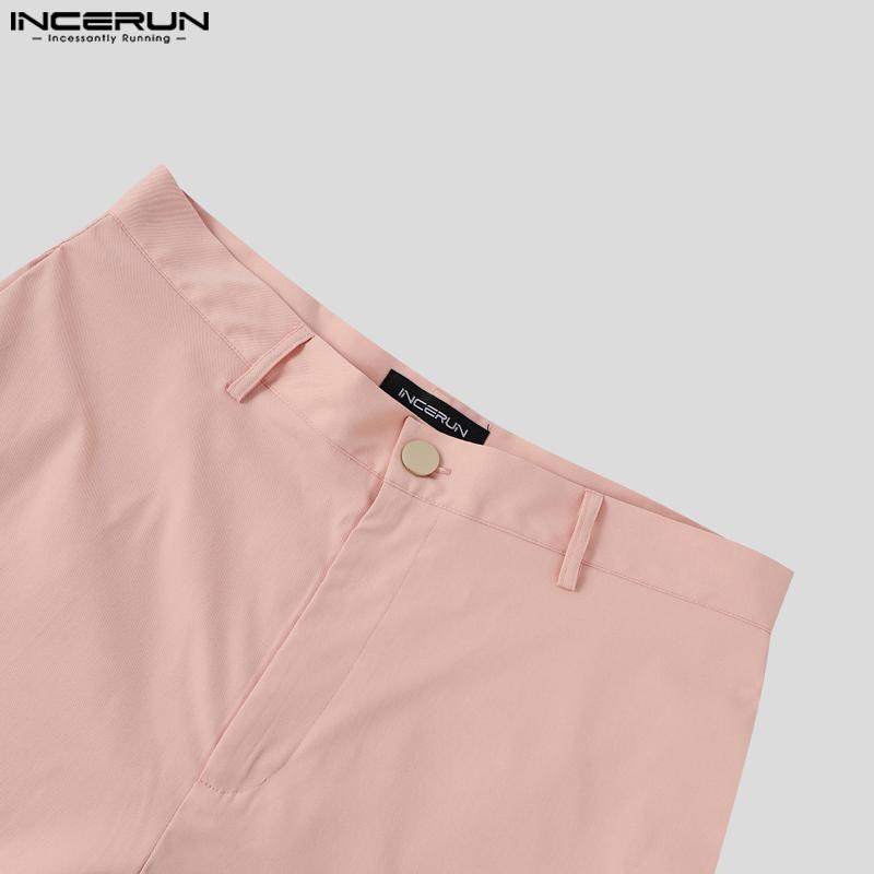 INCERUN Men Sets Lapel Long Sleeve Mesh Cloak Blazer Long Suit Pants Two Pieces Outfits