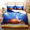 Sports Series Baseball Basketball Football Bed Three-Piece Quilt Cover 3D Digital Printing Kit