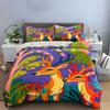 Colorful Deer and Foliage. Bedding Sets Duvet Cover Sets Duvet Covers Pillowcases(1 * Duvet Cover 2 * Pillowcases, Without Duvet Insert)