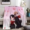 ANIME K-kaguya-sama Love Is War Throw Lightweight 240g Flannel Blanket Soft Skin-friendly for Summer Cooling