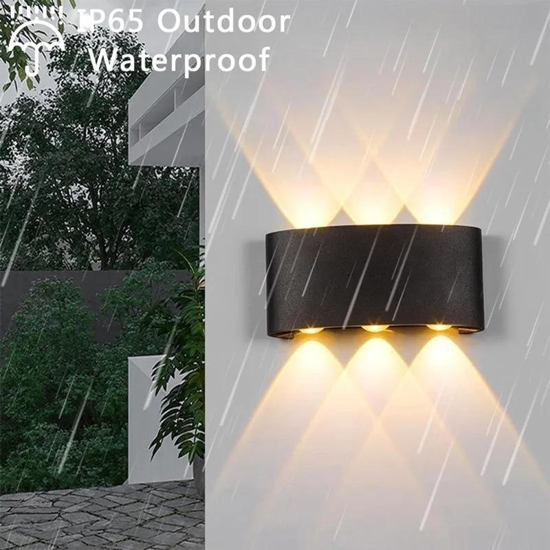 Aluminum Interior Wall Light IP65 Waterproof LED Wall Lamp Outdoor Garden Lighting for Bedroom Living Room Loft Stairs Balcony Decor