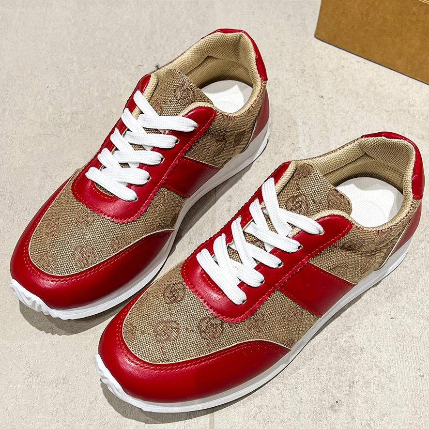 

Fashion Autumn Women Casual Shoes Flat Comfortable Casual shoes Women Fashion Versatile Lace Up Walking Women Sneakers Zapatos De Mujer 36 красный