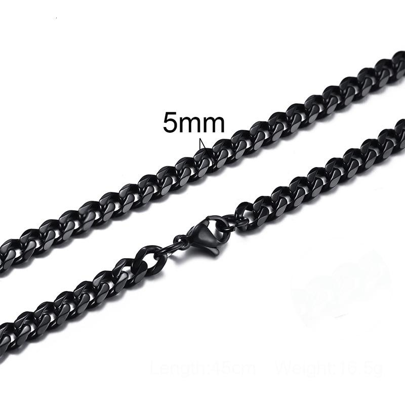 Cuban Link Chain Necklace for Men Women,3 To 7mm Stainless Steel Choker,Basic Jewelry Gift