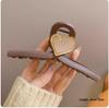 Matte Black Hair Claw for Women - Elegant Large Hairpin with Strong Hold and Volume Enhancement