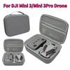 Drone Carrying Case for DJI Mini 3/Mini 3Pro Drone Hard Shell Storage Bag Travel Carrying Bag Splash-proof Small Storage Pouch
